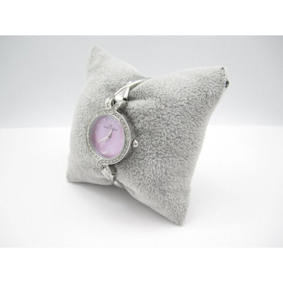 Women Anne Klein Quartz WR Analog 25mm Round Watch (H596) "New Battery" - Picture 4 of 10